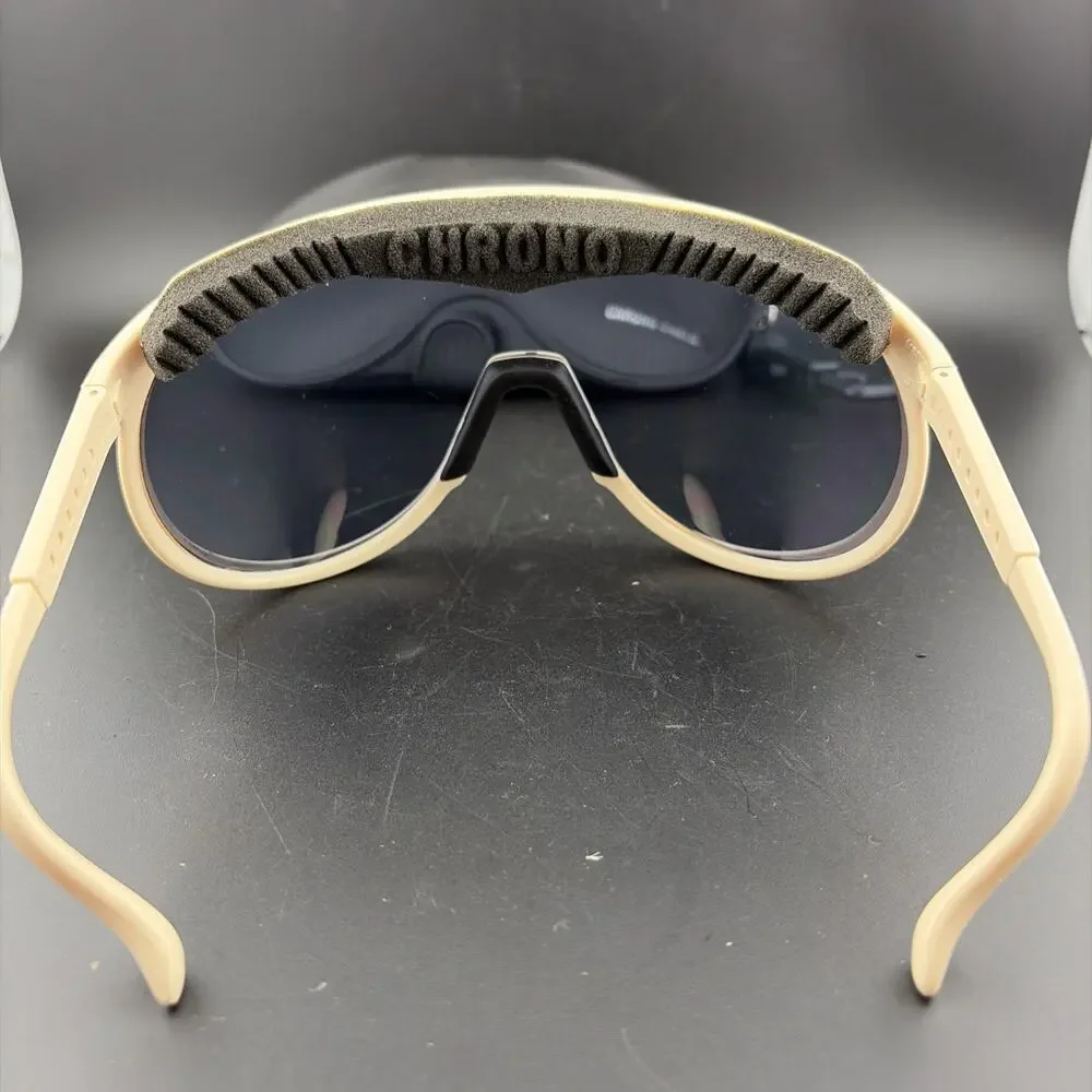 VTG Bolle CHRONO SHIELD 80's Ski Snow Glasses Chronoshield W Case and Extra Lens